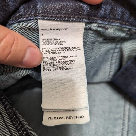 Tommy Hilfiger Capri Jeans 8 Dark Wash - Picture 10 of 10